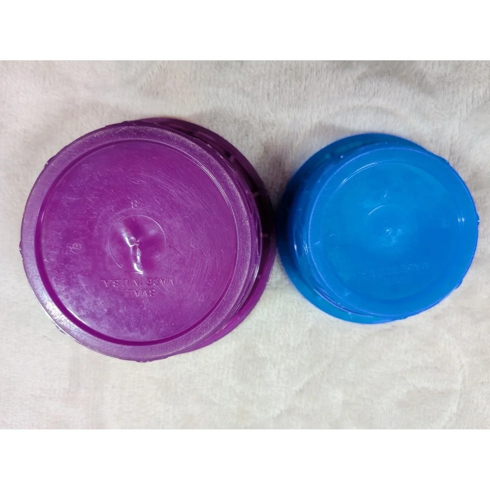 Dogloo Signature Series Crock Pet Bowls Small Purple & Mini Blue‎ Set of 2 USA